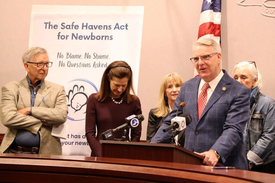 State Rep. Tim Ackert Speaks at Safe Havens Act for Newborns 